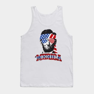 Abe Lincoln Merica Tank Top